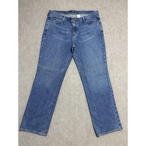 Eddie Bauer Jeans Womens 16R‎ Classic Fit Straight Leg Medium Wash Denim Pants